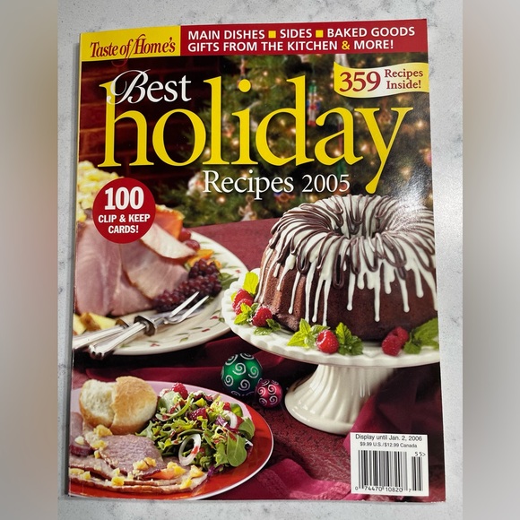 ♥️FREE with purchase Holiday Recipe Magazine 🎄👩🏻‍🍳👨🏻‍🍳 - Picture 1 of 1